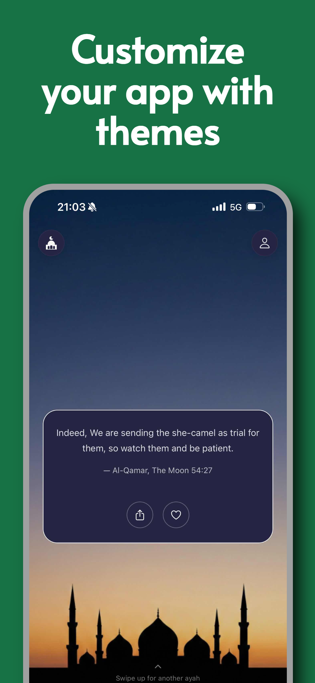 Customize your app with themes